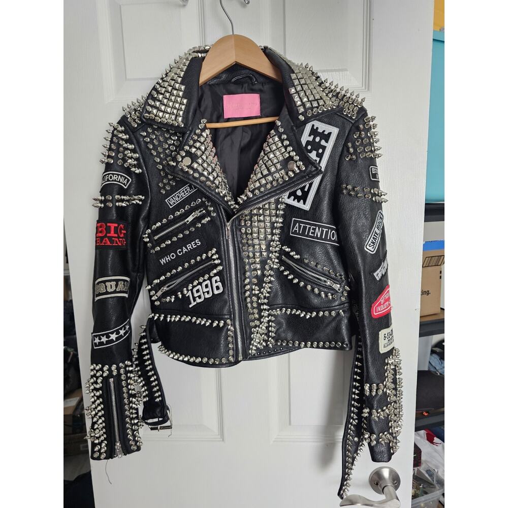 Studded Azalea Wang Women's Jacket Sz Small